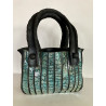 Sac Bleu Turquoise en Céramique Raku