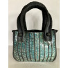 Sac Bleu Turquoise en Céramique Raku