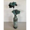 Soliflore et Fleurs Contemporaines Céramique Raku