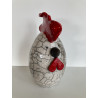 Too cute this mother hen with her little naughty look Raku Ceramic