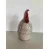 Lovely little Hen Raku Ceramic