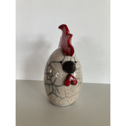 Lovely little Hen Raku Ceramic