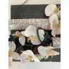 Tableau Raku original avec ses orchidées, une superbe idée déco !