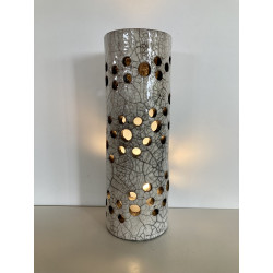 Lampe "Sofia" en céramique raku