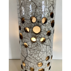 Lampe "Sofia" en céramique raku