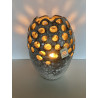 Lampe en céramique raku