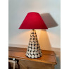 Lampe "Pastille" en céramique raku