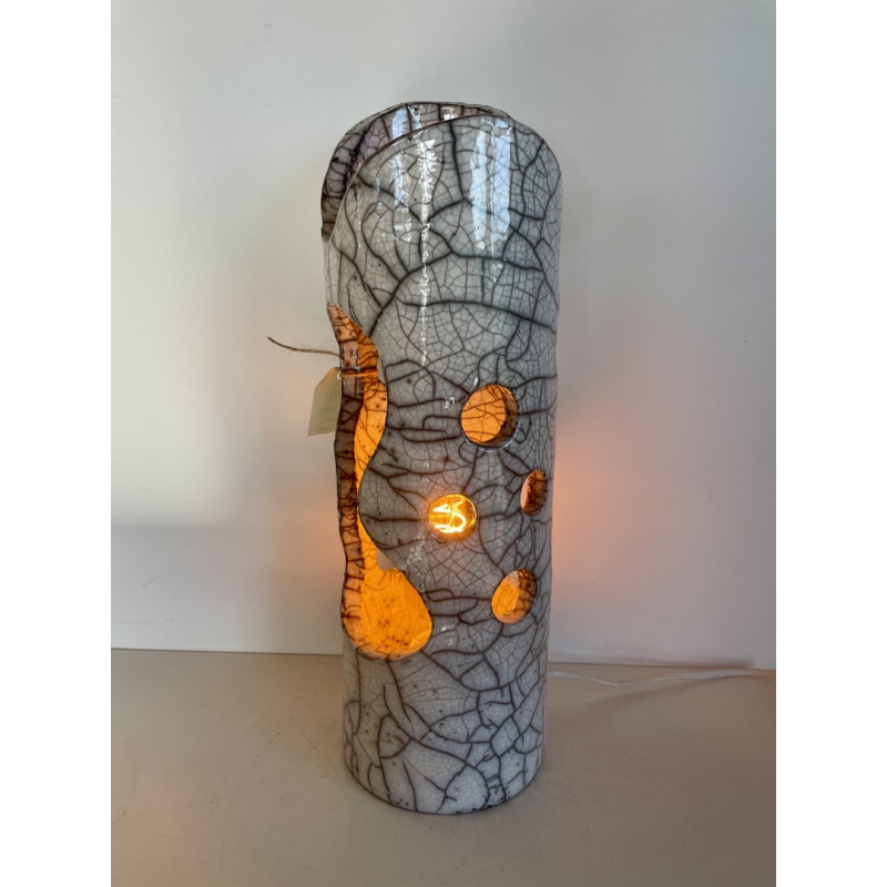 Lampe "Divine" en Céramique Raku
