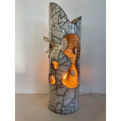 Lampe "Divine" en Céramique Raku
