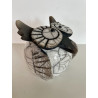 Adorable chouette ou hibou au choix pour une décoration raku  parfaite