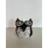 Adorable chouette ou hibou au choix pour une décoration raku  parfaite