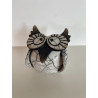 Adorable chouette ou hibou au choix pour une décoration raku  parfaite