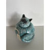 Jolie Boîte chat ou urne funéraire en céramique Raku