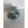 Jolie Boîte chat ou urne funéraire en céramique Raku