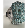 Poisson Décoratif en Céramique Raku Beu Turquoise