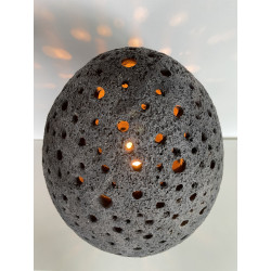 Lampe Minérale Décorative Céramique Raku