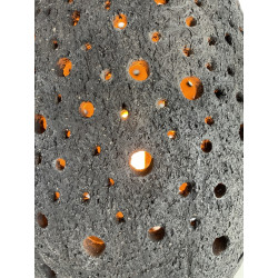 Lampe Minérale Décorative Céramique Raku