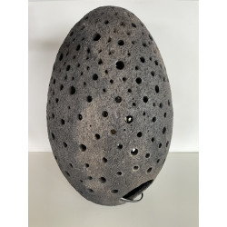 Lampe Minérale Décorative Céramique Raku