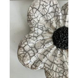 Fleur décorative ou Vide Poche Céramique Raku
