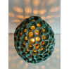 Artisanat d'art Français pour cette belle lampe Anémone céramique Raku