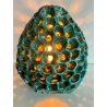 Artisanat d'art Français pour cette belle lampe Anémone céramique Raku