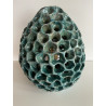 Artisanat d'art Français pour cette belle lampe Anémone céramique Raku