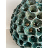 Artisanat d'art Français pour cette belle lampe Anémone céramique Raku