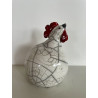 Poule décorative Céramique Raku