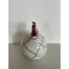 Poule décorative Céramique Raku
