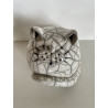 Chat "Cachou" Céramique Raku