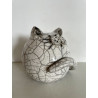 Chat "Cachou" Céramique Raku