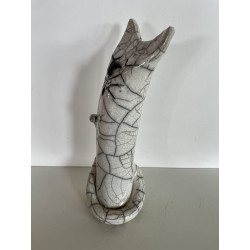 Magnificent raku cat and so funny