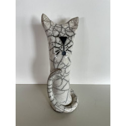Magnificent raku cat and so funny