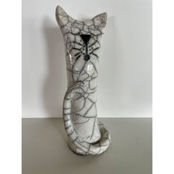 Magnificent raku cat and so funny