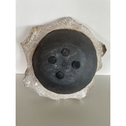 Decorative Plate or Valet Tray in Raku Ceramic