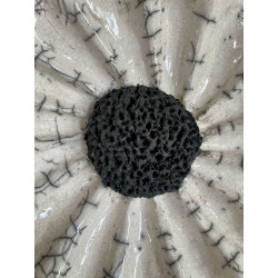 Fleur décorative ou Vide Poche Céramique Raku