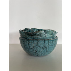 Bol "Fleur" Céramique Raku
