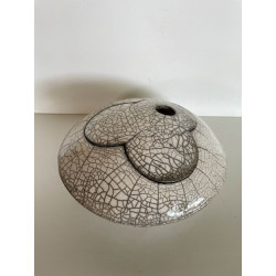 Unique lagoon-colored raku ceramic box