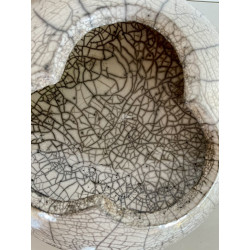 Boîte en céramique raku toute ronde pour ranger tous vos secrets