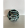 Vase Original Turquoise Céramique Raku