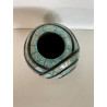 Vase Original Turquoise Céramique Raku