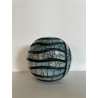 Vase Original Turquoise Céramique Raku