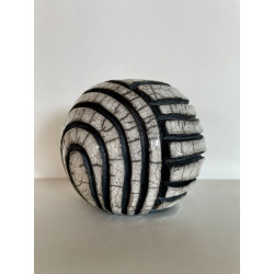 Vase Original Blanc Céramique Raku