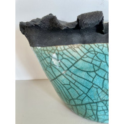 Vase "Amendine" Céramique Raku
