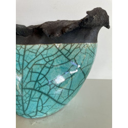 Vase "Amendine" Céramique Raku