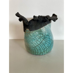 Vase "Amendine" Céramique Raku