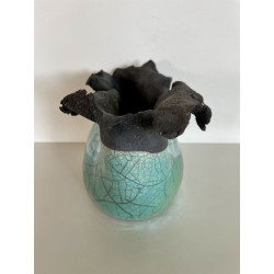 Vase "Amendine" Céramique Raku