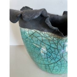 Vase "Amendine" Céramique Raku