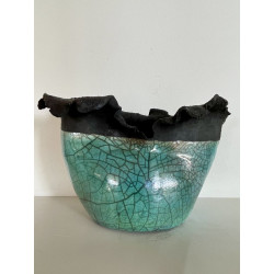 Vase "Amendine" Céramique Raku