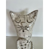 Raku ceramic cat